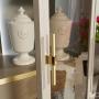Витрина Палмари (Palmari) P5350 без зеркала серо-бежевая