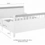 Кровать "Рома" 180 из массива сосны Кровать "Рома" 180 из массива сосны