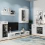 Комод в гостиную Глосс Белый глянец