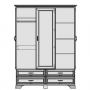 Тиффани Шкаф 3D4Sz